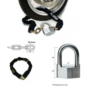 Xena Combo Mini U XSU-69 SRA + Kette Hexago Ohne Zertifizierung