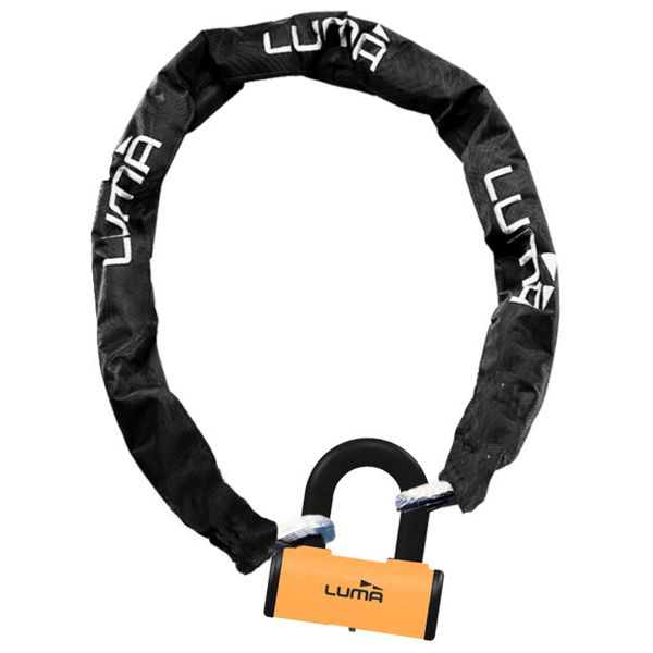 Combo-Schl�sser LUMA Kette  Combo Procombi Orange 10 mm