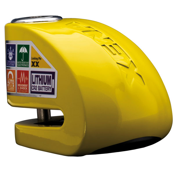 Motorrad Zubeh�r Xena Bloque Disque Alarme Series XX 14 Gelb