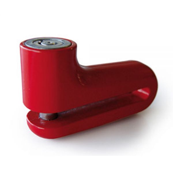 Motorrad Zubeh�r Radikal Bremsscheibenschloss Rot Durchmesser 10