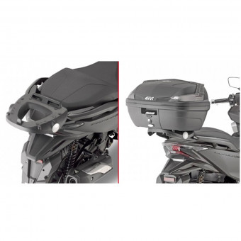 Topcase Befestigungskit Givi Träger Monolock - Monokey SR1166 Honda Forza 125/300/ADV350 (15-22) Topcase Befestigungskit Givi Träger Monolock - Monokey SR1166 Honda Forza 125/300/ADV350 (15-22)