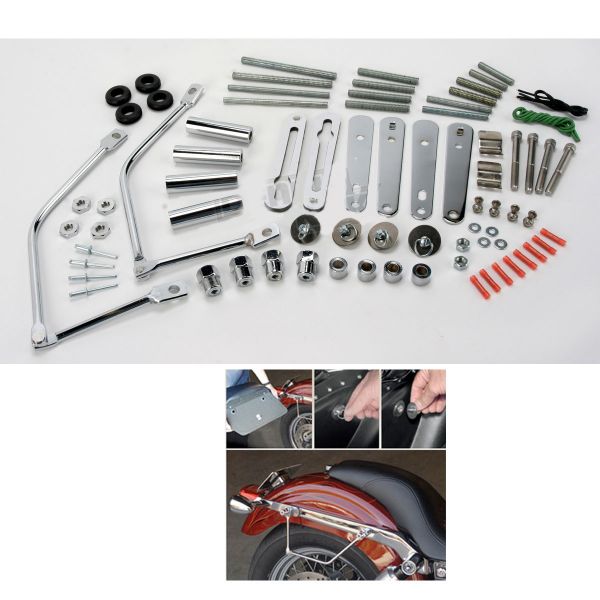 Motorrad Zubeh�r Saddlemen Befestigungskit Komplett f�r Seitentaschen