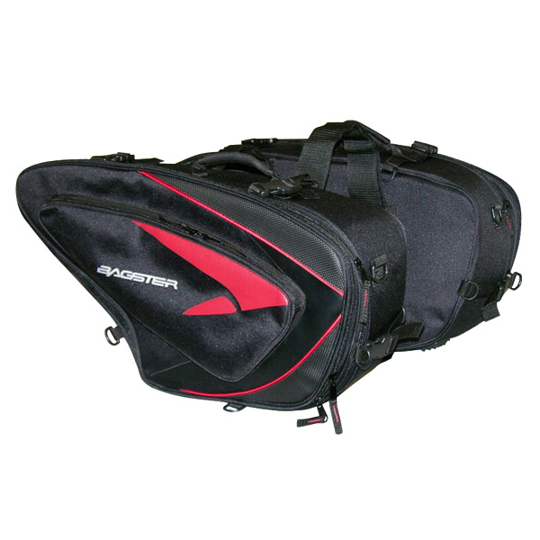Motorrad Zubeh�r Bagster Sprint Schwarz Rot