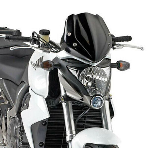 Kleine Windschutzscheibe Givi Schwarze Blase 247N Benelli BN302/Ducati Streetfigter/Honda CB1000R