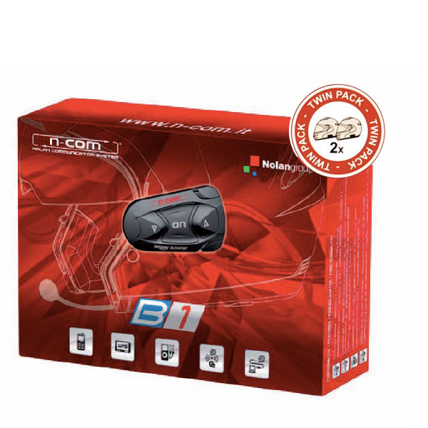 Motorrad Zubeh�r Nolan Kit Bluetooth B1 Twin Pack for N103 - N91 - N90 - N86 - N85 - N71- N43