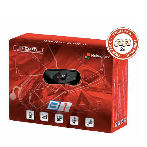 Kommunikation Nolan Kit Bluetooth B1 Twin Pack for N104 - N44