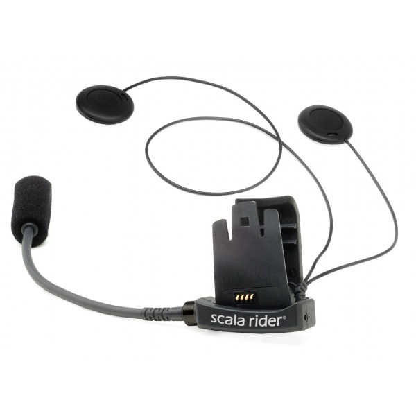 Kommunikation Zubehör Cardo Träger XL Scala 2 Ecouteurs Connection MP3