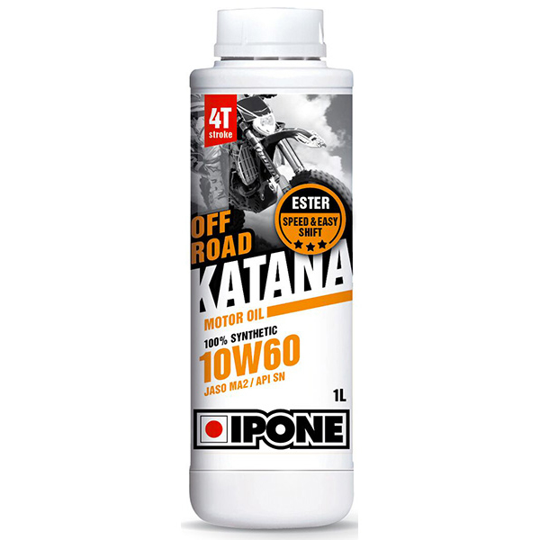 Motor�l IPONE Katana Off Road - 10W60 100 % Synthetic - 1 Liter 4T