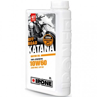 Motoröl IPONE Katana Off Road - 10W60 100 % Synthetic - 2 Liter 4T Motoröl IPONE Katana Off Road - 10W60 100 % Synthetic - 2 Liter 4T
