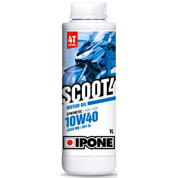 Motoröl IPONE Scoot 4 - 10W40 Synthetic - 1 Liter 4T Motoröl IPONE Scoot 4 - 10W40 Synthetic - 1 Liter 4T