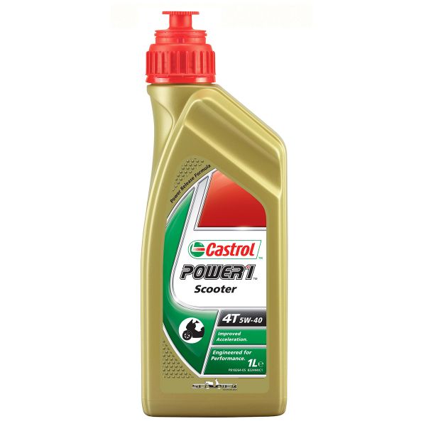 Motor�l Castrol Power 1 Scooter 4T 5W-40 1 litre