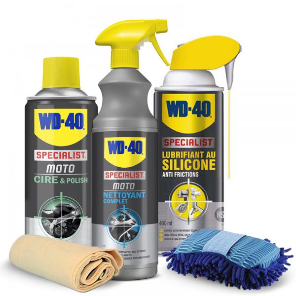 Motorrad Zubehr WD-40 Motorrad-Pflegekit