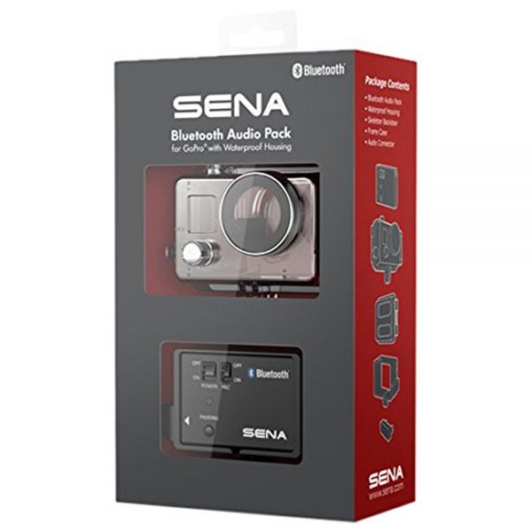 Bordkamera Sena Audio Pack Bluetooth f�r Go Pro und wasserfestes Geh�use