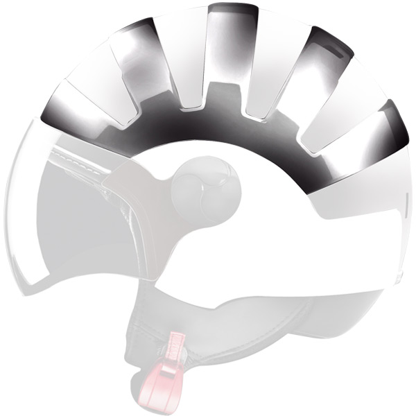 Motorradhelm-Zubeh�r IDI Cover Verspiegelt Chrome