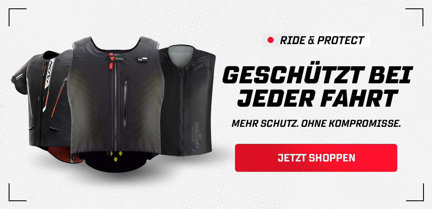 Airbag f�r Motorr�der