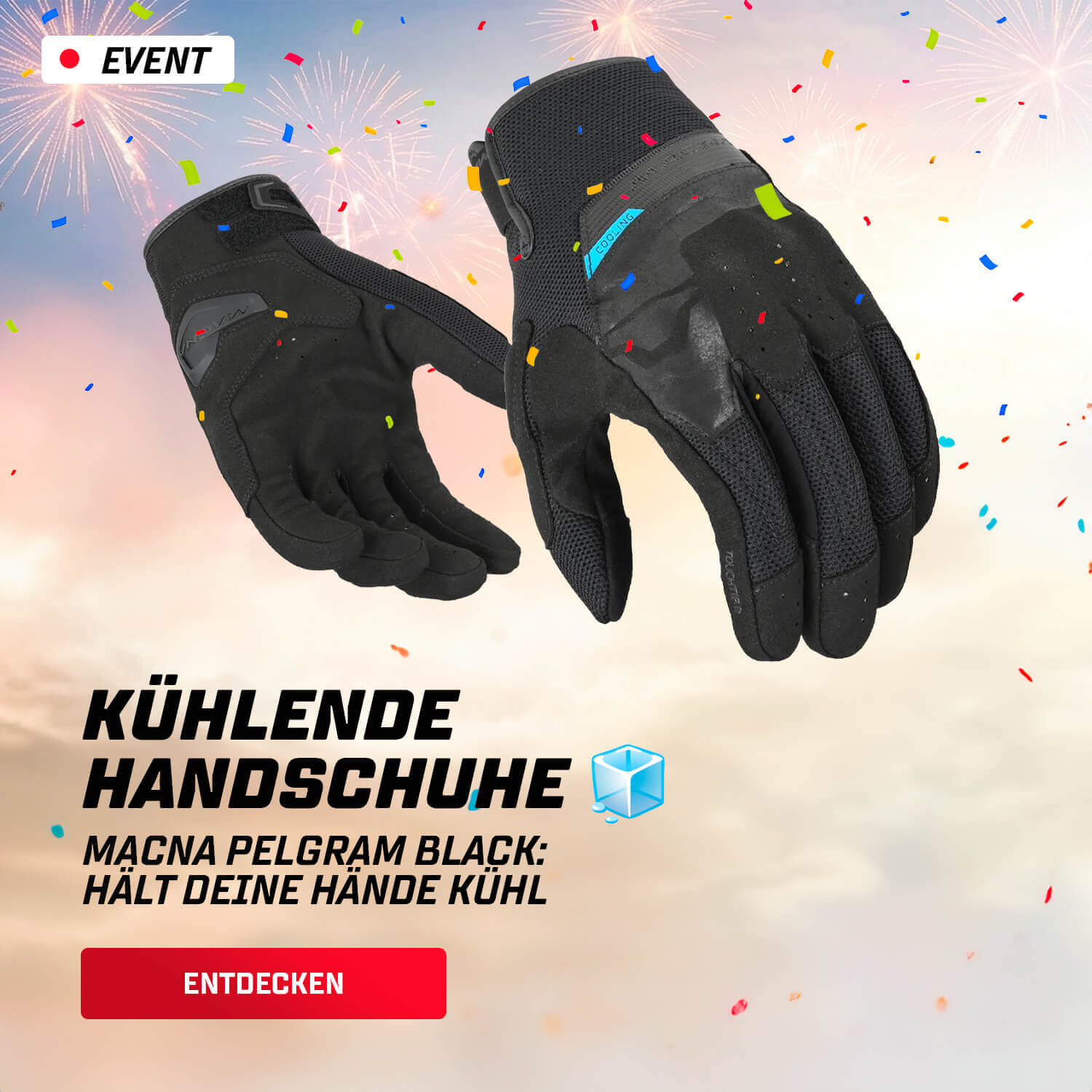 Handschuhe Macna Pelgram Black