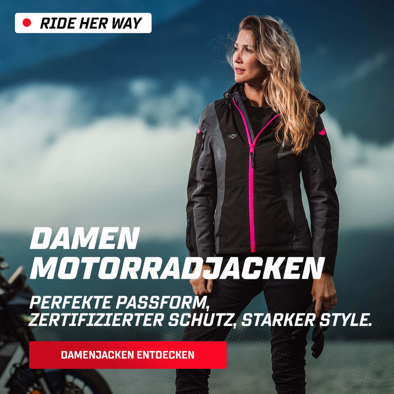 Damen Motorradjacken