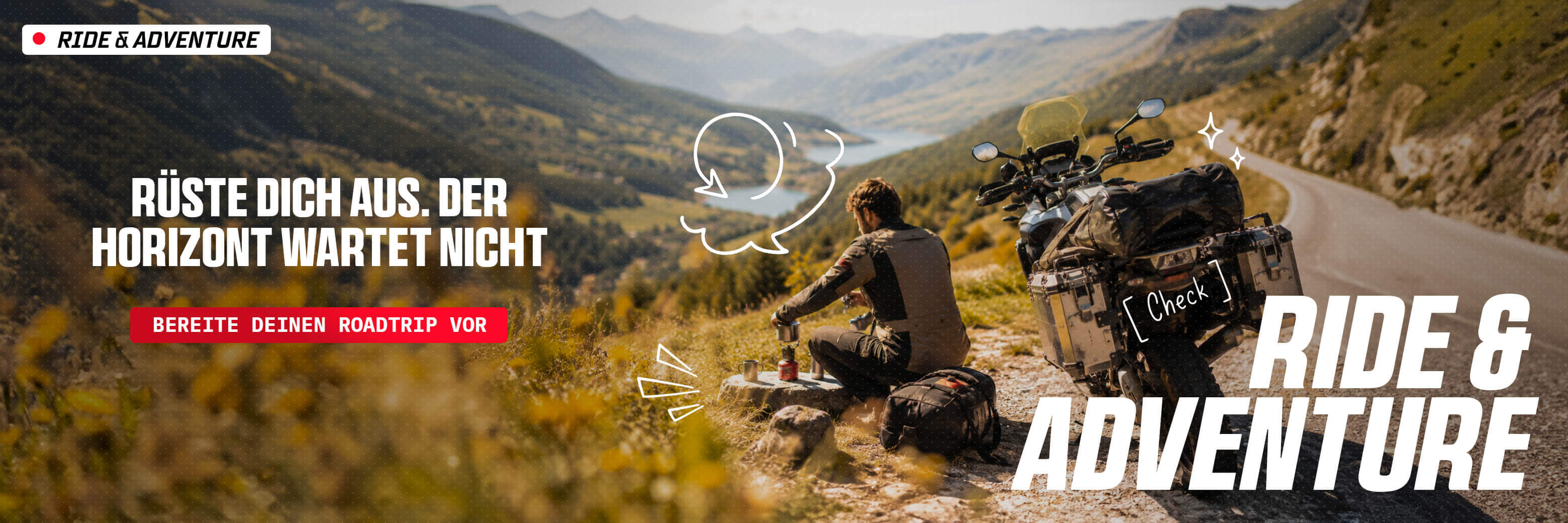 Ride & Adventure: R�ste dich aus. Der Horizont wartet nicht
