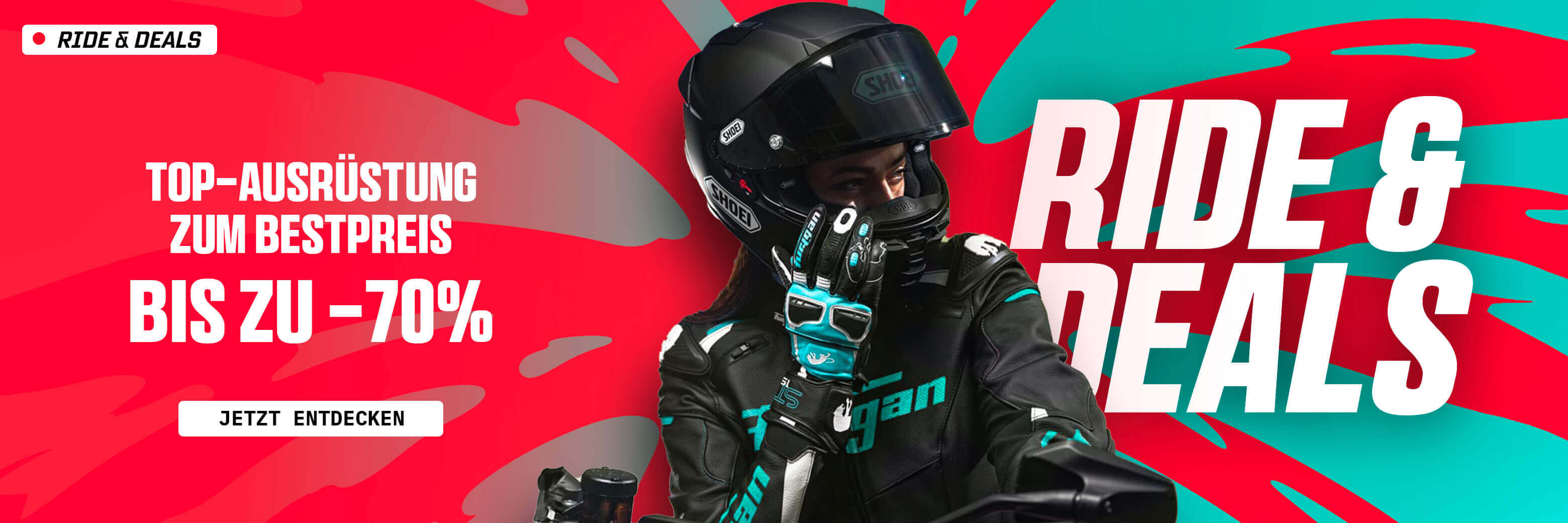 Ride & Deals bis zu -70%