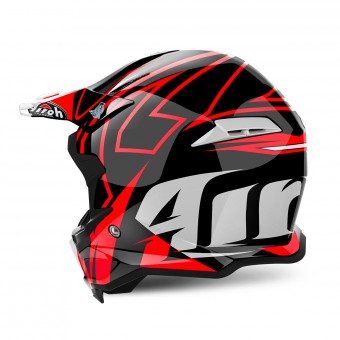 Airoh Terminator Open Vision Shock Red