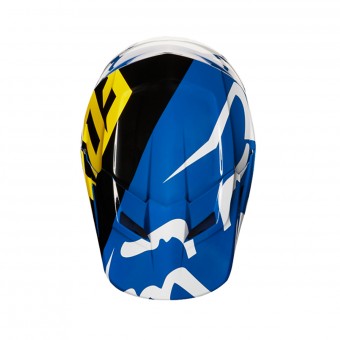 FOX V1 Race Blue White