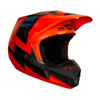 Casque Cross FOX V2 Master Orange Casque Cross FOX V2 Master Orange