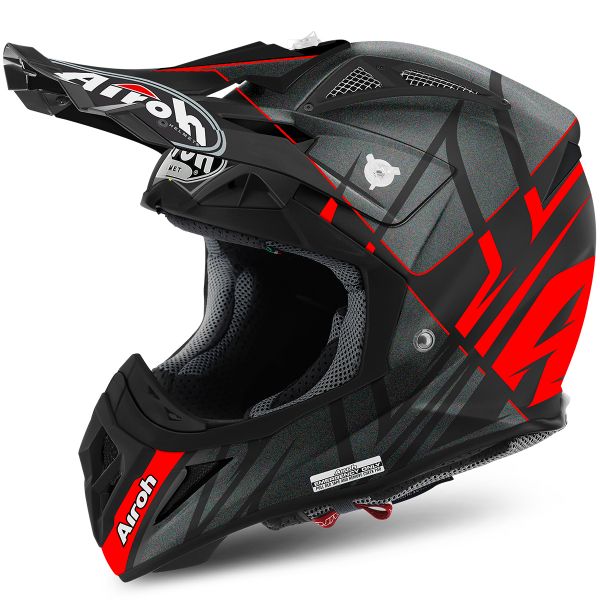 Cross Airoh Aviator 2.2 Styling Red Matt Cross Airoh Aviator 2.2 Styling Red Matt