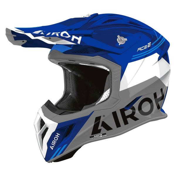 Cross Airoh Aviator Ace 2 Fury Blue Gloss