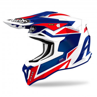 Casque Cross Airoh Striker Axe Blue Red Casque Cross Airoh Striker Axe Blue Red
