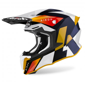 Casque Cross Airoh Twist 2.0 Lift White Blue Gloss Casque Cross Airoh Twist 2.0 Lift White Blue Gloss