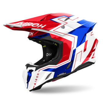 Casque Cross Airoh Twist 3 Dizzy Blue Red Casque Cross Airoh Twist 3 Dizzy Blue Red