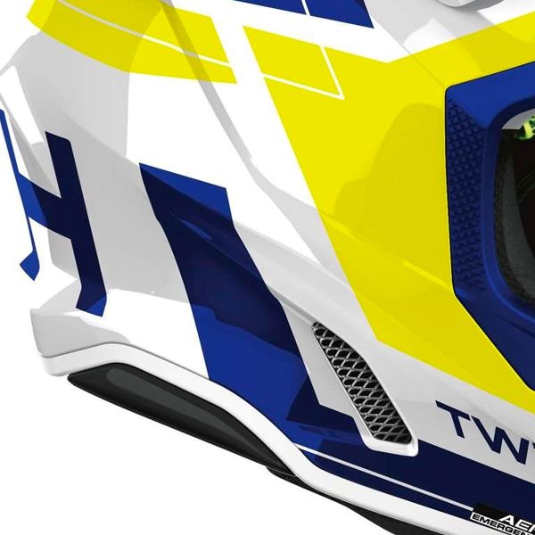 Airoh Twist 3 Dynasty Blue Yellow Gloss