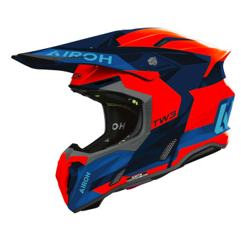 Cross Airoh Twist 3 Fancy Orange Blue Gloss