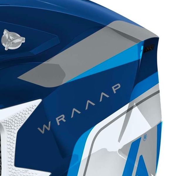 Airoh Wraaap Conquer Blue Gloss