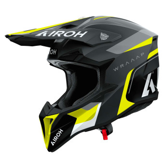 Cross Airoh Wraaap Conquer Yellow Matt