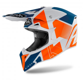 Casque Cross Airoh Wraap Raze Orange Matt Casque Cross Airoh Wraap Raze Orange Matt