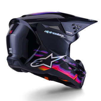 Alpinestars S-M3 Force Schwarz Glossy
