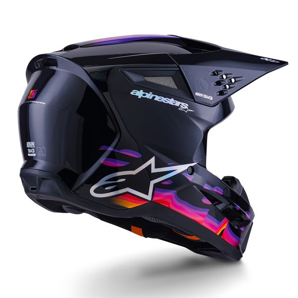 Alpinestars S-M3 Force Schwarz Glossy