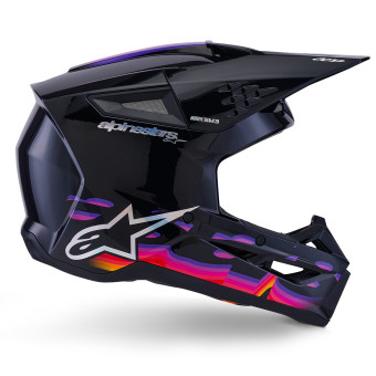 Alpinestars S-M3 Force Schwarz Glossy