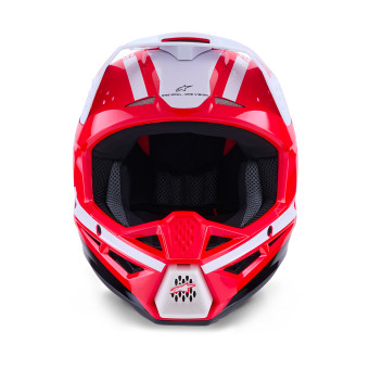 Alpinestars S-M3 Heat Red White Black Glossy