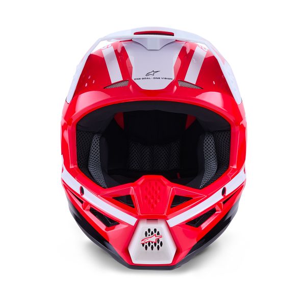 Alpinestars S-M3 Heat Red White Black Glossy