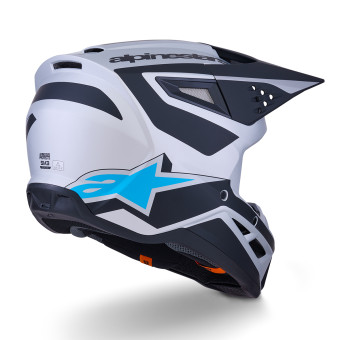 Alpinestars S-M3 Heat Silver Blue Black Matt
