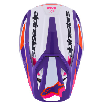 Alpinestars S-M3 Heat White Purple Pink Glossy