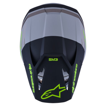 Alpinestars S-M3 Radium Gray Black Yellow FL Matt