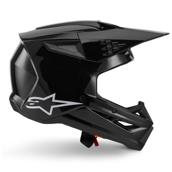 Alpinestars S-M3 Solid Black Glossy
