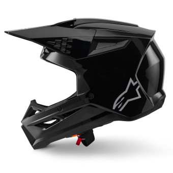 Alpinestars S-M3 Solid Black Glossy