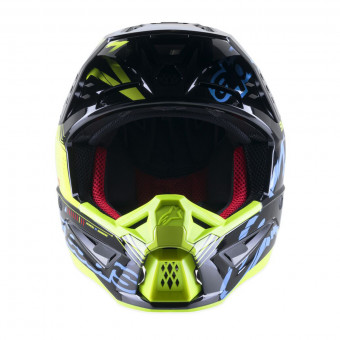 Alpinestars S-M5 Action Black Cyan Yellow Fluo