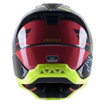 Alpinestars S-M5 Action Black Cyan Yellow Fluo