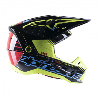 Alpinestars S-M5 Action Black Cyan Yellow Fluo