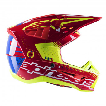 Alpinestars S-M5 Action Bright Red White Yellow Fluo